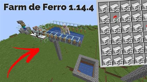 FÁcil Minecraft Farm De Ferro 1 14 4 Tutorial Muito RÁpida Youtube