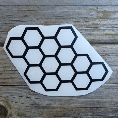 Honeycomb Vinyl Sticker Car Stickers Car Decals Laptop Etsy