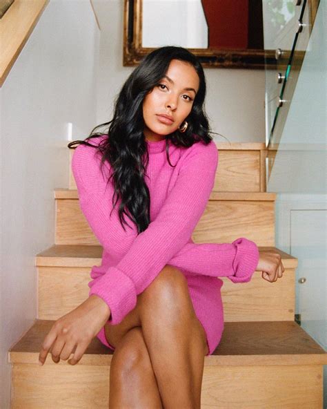 Maya Jama Beautiful Hot Celebs Home