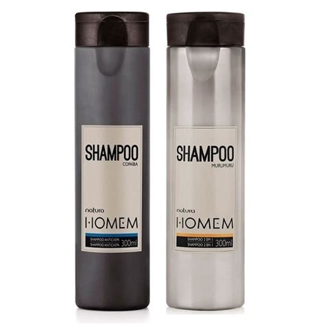 Shampoo Natura Homem Anticaspa Copaíba ou 2 em 1 Murumuru 300ml