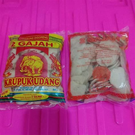 Jual Krupuk Udang Kancing Gajah Gram Shopee Indonesia