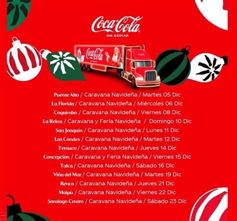 Caravana Navide A Coca Cola Las Comunas Que Forman Parte Del