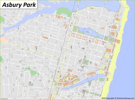 Map Of Asbury Park