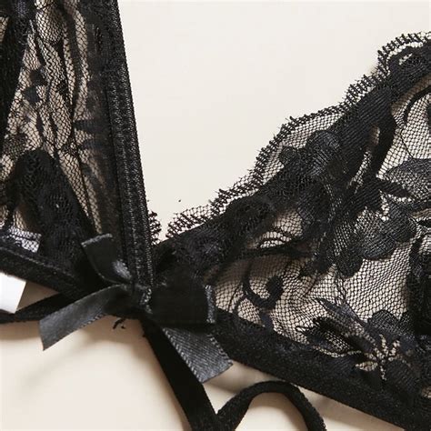 Piece Hollow Bodysuit Erotic Pajamas Teddy Babydoll Dress Deep V Open Bra Porn Underwear Set