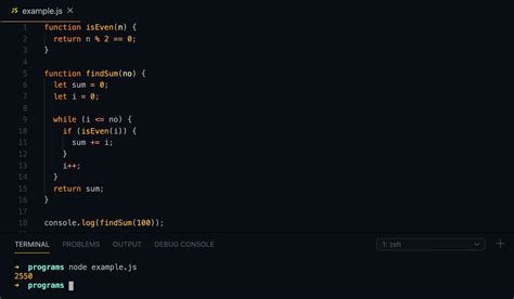 Javascript Programs To Find The Sum Of All Even Numbers Below Another Number Codevscolor