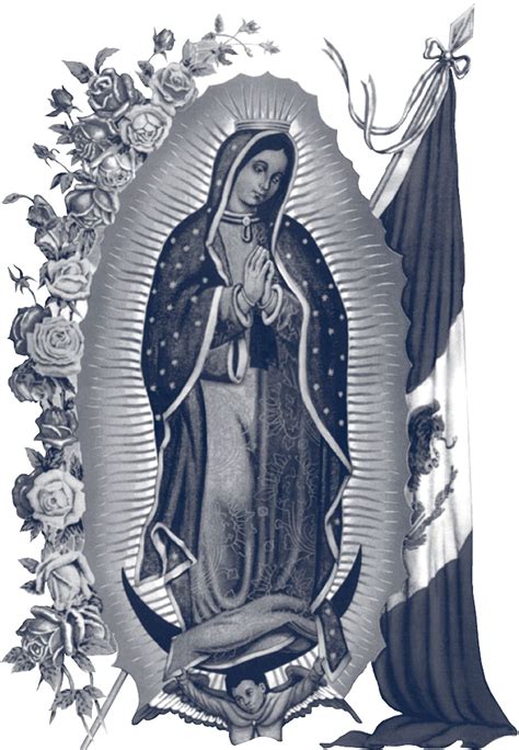 La Virgen De Guadalupe Drawing Chicano Drawing Word Searches