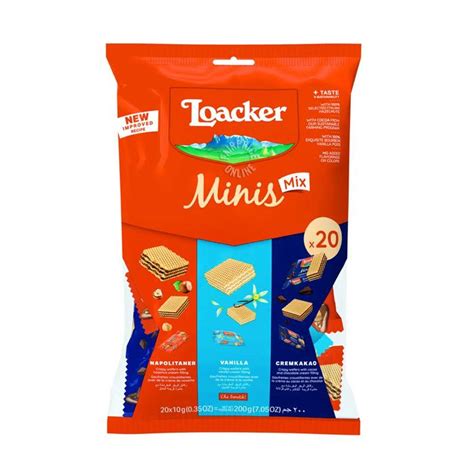 Loacker Minis Mix 200g Assorted Flavors