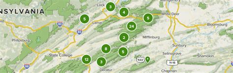 Bald Eagle State Park Map