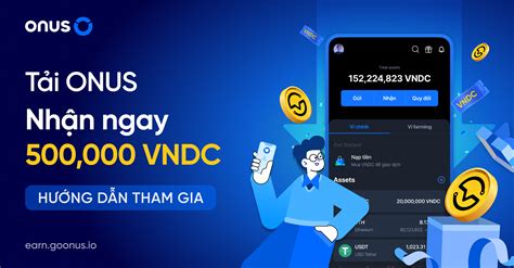 Hướng dẫn tham gia Airdrop Tải ONUS Nhận ngay 500 000 VNDC