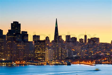 san francisco financial district stock image colourbox