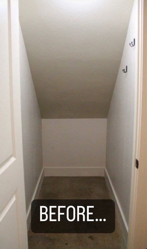 Closet Under The Stairs Makeover In Under Stairs Cupboard