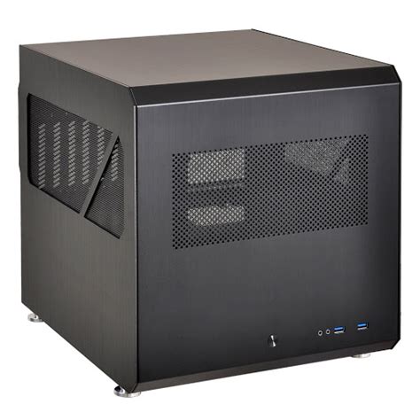 Pc V De Lian Li Un Boitier Cube Aluminium Avec Verre Tremp Et