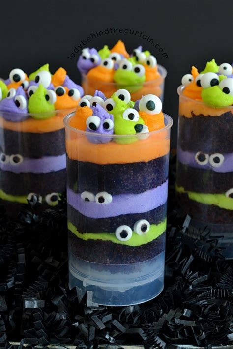 Monster Party Halloween Cupcakes