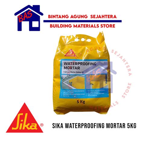 Sika Waterproofing Mortar Kg Waterproofing Semen Siap Pakai Lazada