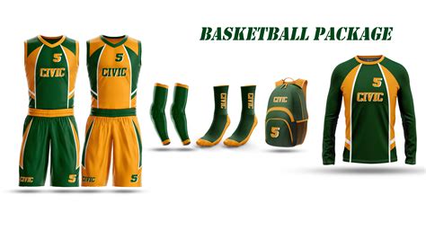 Civic Sports-Basketball packages- Basketball team uniforms package
