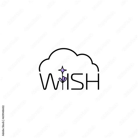 Magical Wish Logo With Star And Flower Starry Magical Wish Creative