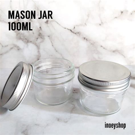 Jual Ml Mason Jar Toples Kaca Botol Kaca Glass Jar Jar Saja