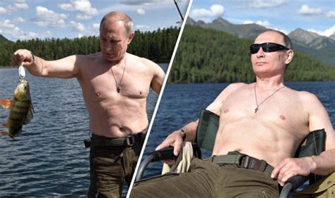 Putin Bares All In Siberia Fishing Holiday Ahead Of Russia Election