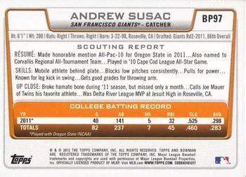 Andrew Susac Gallery Trading Card Database