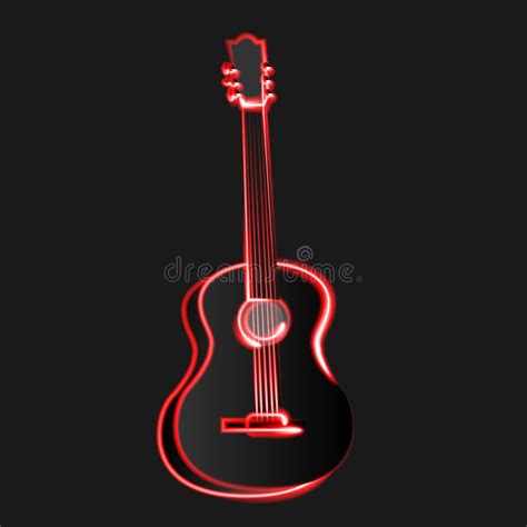 Guitarra Abstracta Del Vector Ilustraci N Del Vector Ilustraci N De