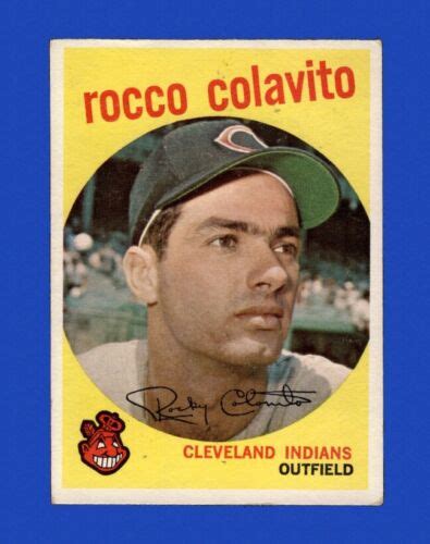 Topps Set Break Rocky Colavito Vg Vgex Gmcards Ebay