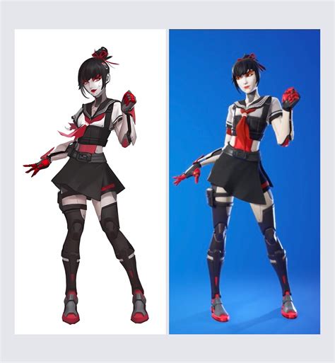 Chapter 3: Season 2 Battle Pass skins: Concept comparison : r/FortNiteBR