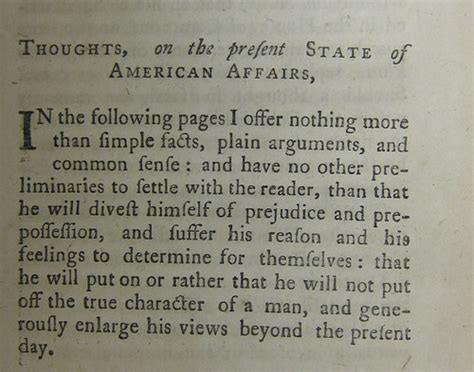 Common Sense By Thomas Paine 1776 Zsr Library