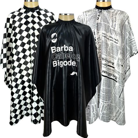 Capa Corte De Cabelo - Capa De Corte De Cabelo Estampada p/ Barbearia, Cabeleireiro Kit Com 3 ...