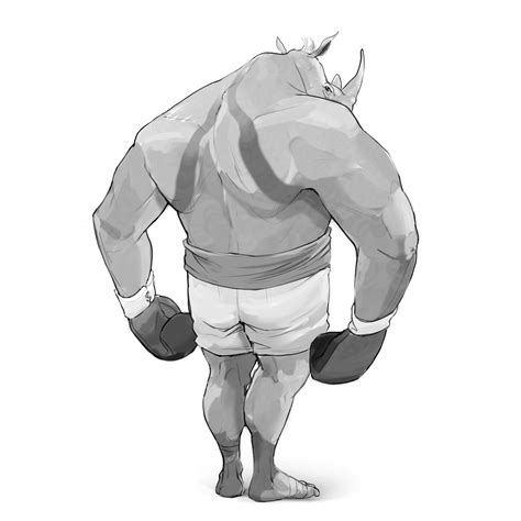 Artstation Rhino Wrestler