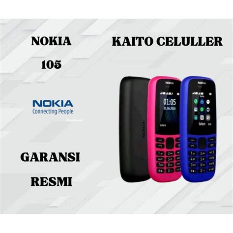 Jual Nokia 105 Tahun 2019 Garansi Resmi Tam Shopee Indonesia