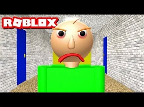 uciekam od złego baldiego w roblox YouTube