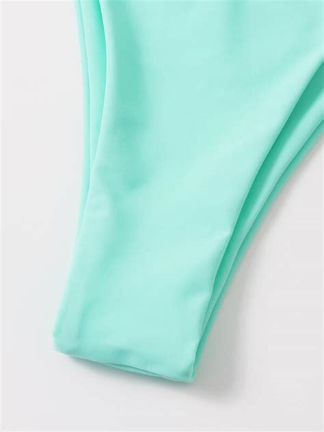 Ring Linked Criss Cross Bikini Swimsuit Shein Usa
