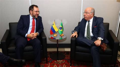 Bilateralidad Canciller Gil se reunió con su par de Brasil en la ONU