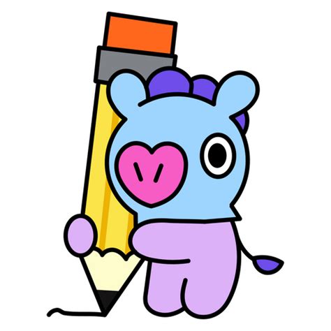 BTS BT21 Mang J-Hope Sticker - Sticker Mania