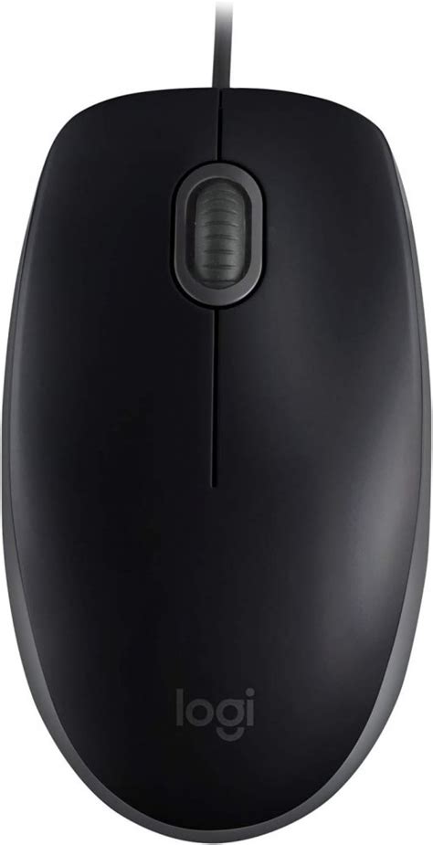 Logitech B Silent Kablolu Optik Mouse Siyah Kafa Bilgisayar