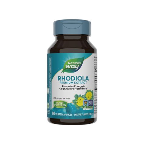 Amazon Nature S Way Rhodiola Energy 250 Mg Per Serving