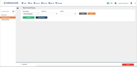 Managing Confidential Information with Restricted Notes and Files