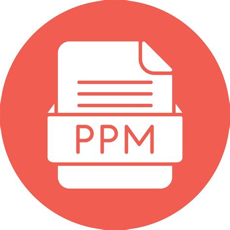 Ppm File Format Vector Icon 32529435 Vector Art At Vecteezy