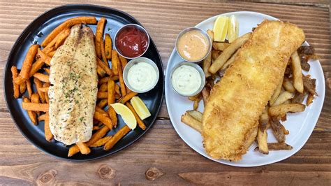 Download Two Plates Of Fish And Chips Wallpaper