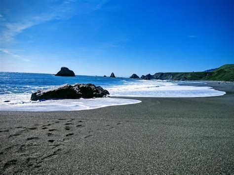 Premium Photo Scenic View Of Beach Against Blue Sky