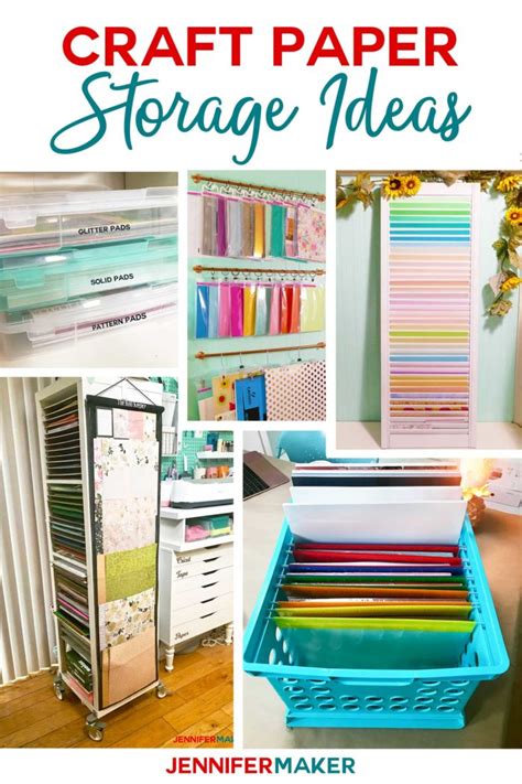 Craft Paper Storage Ideas The Best Organization Solutions Jennifer