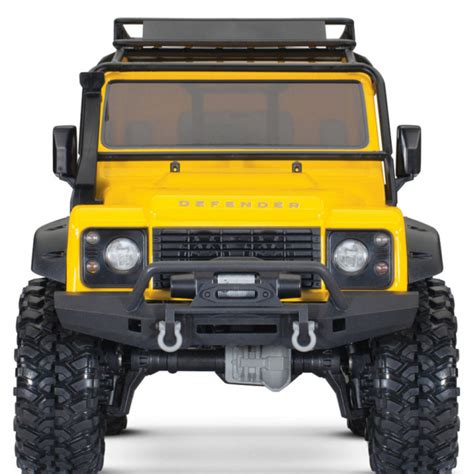 TRAXXAS TRX-4 Land Rover Defender 4x4 gelb +5000 mAh Lipo + Ladegerät ...