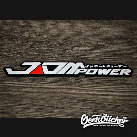 Jdm Power Waterproof Reflective Universal Body Sticker Vinyl Car