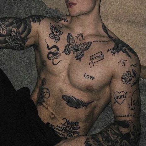 Pin By Fatima On Hot Chest Tattoo Men Cool Chest Tattoos Chest Tattoo