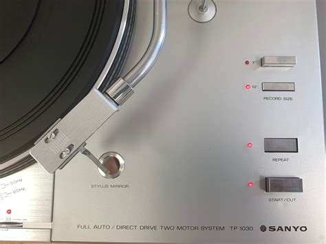 Sanyo Tp 1030 Direct Drive Turntable The Turntable Store