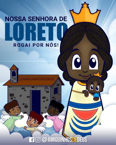 Nossa Senhora De Loreto Desenho Amiguinhos De Deus Senhor Desenho