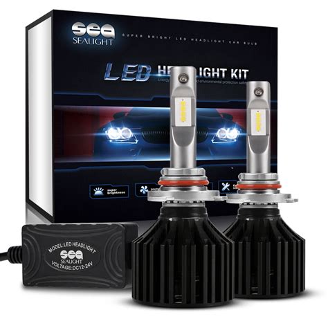 SEALIGHT Car Styling HB3 9005 LED Car Headlight Kit Fog DRL Light 60W