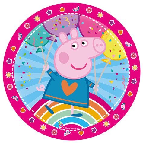 Plato Descartable Peppa Pig Pack X U Kingo Cotill N