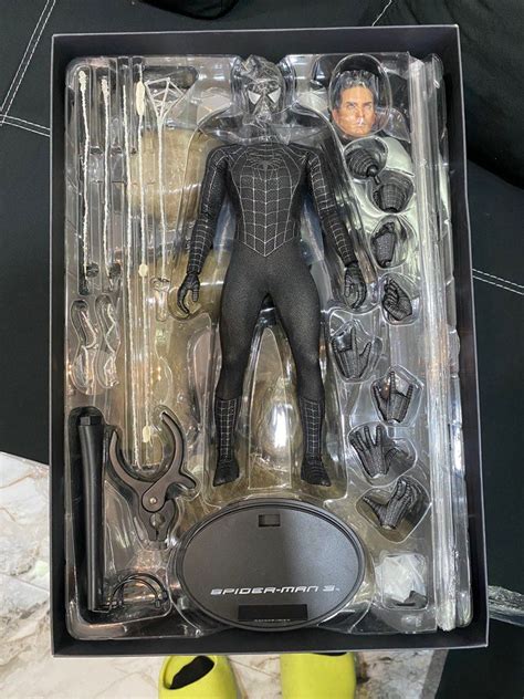 Hot Toys TOBEY BLACK SUIT SPIDERMAN Hobbies Toys Toys Games On Carousell