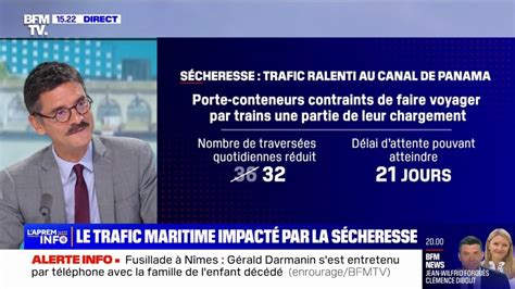 Le Trafic Maritime Est Ralenti Dans Le Canal De Panama Cause De La